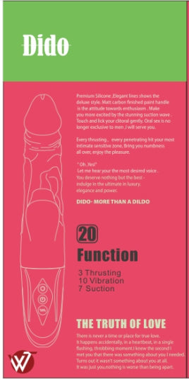 Dido Realistic Thrusting & Pulsating Dildo