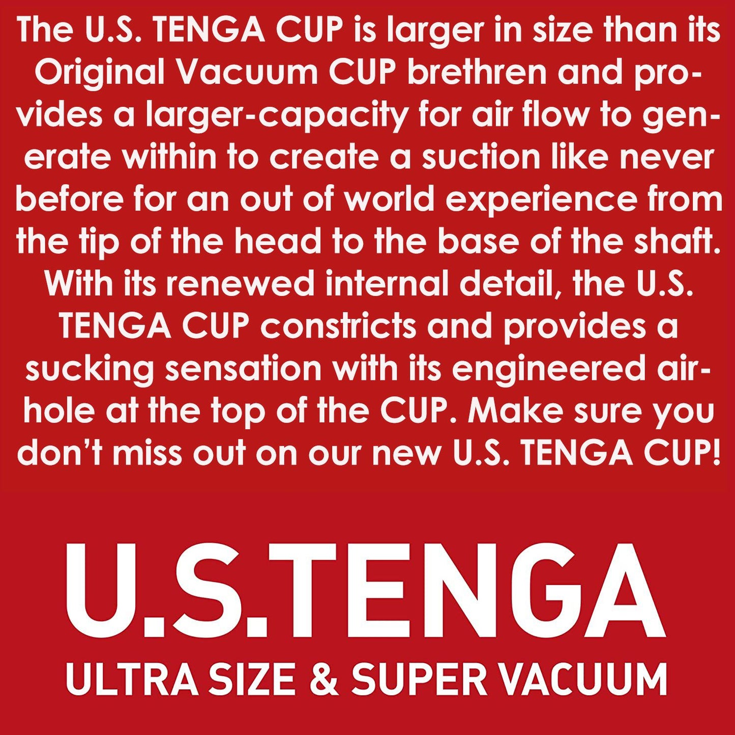 Tenga U.s. Original Vacuum Cup