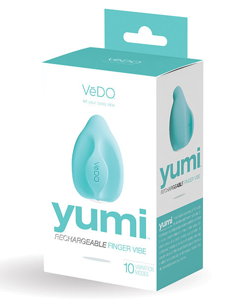 Vedo Yumi Rechargeable Vibe Tease Me Turquoise