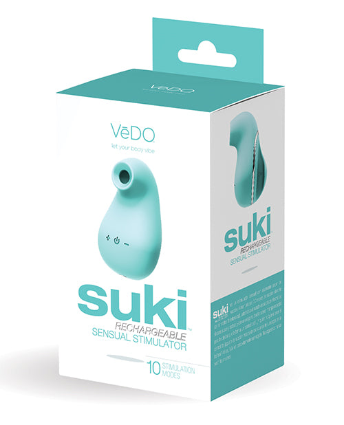 Vedo Suki Rechargeable Sonic Vibe Tease Me Turquoise