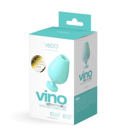 Vedo Vino Vibrating Sonic Vibe Turquoise