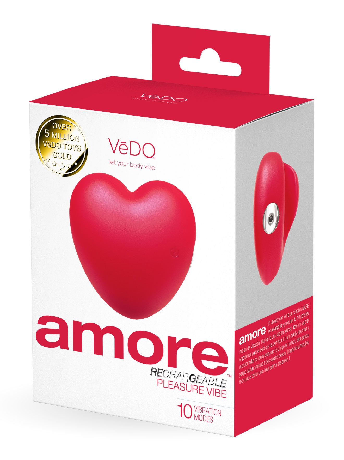 Vedo Amore Rechargeable Vibe Red