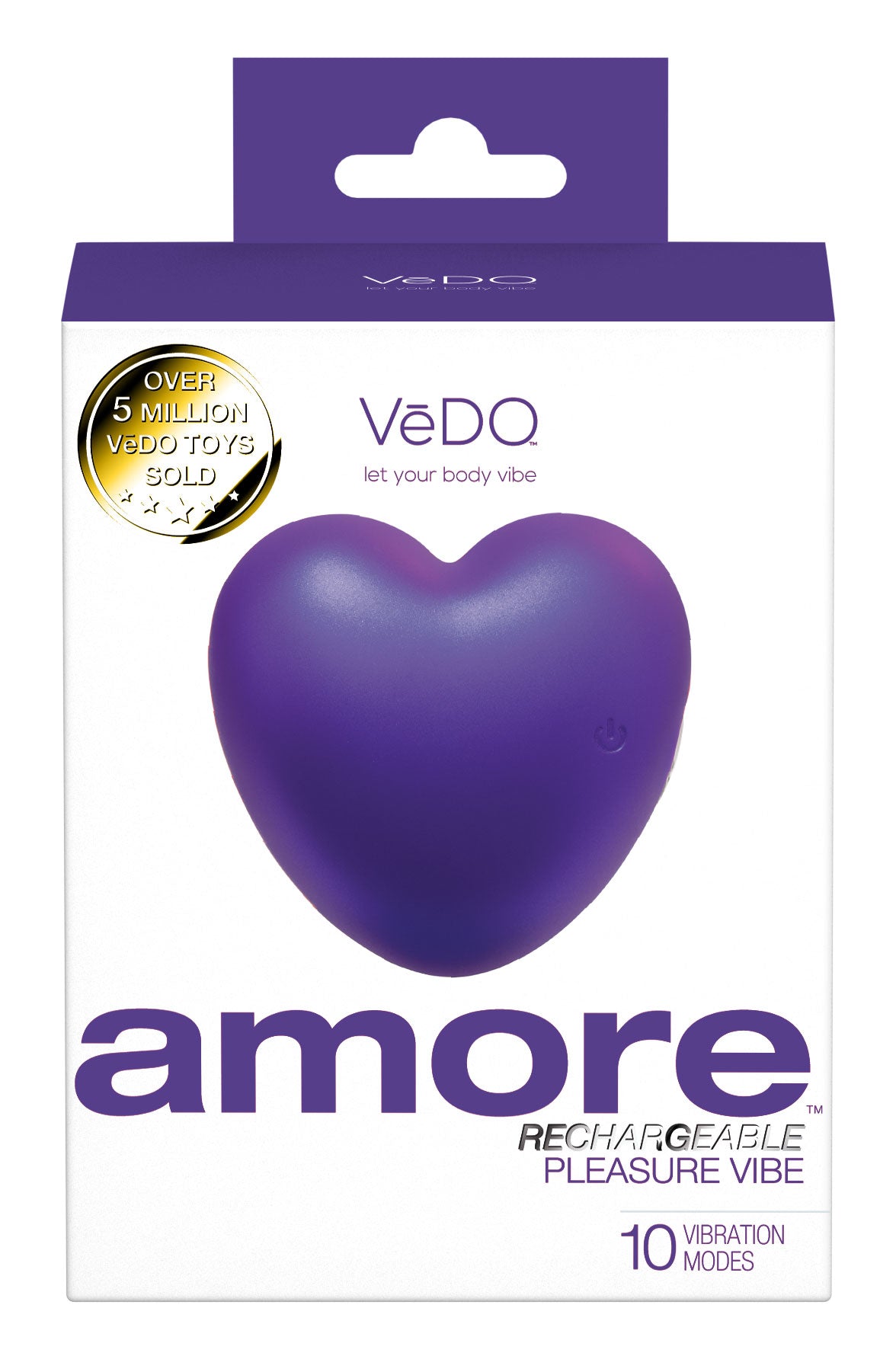 Vedo Amore Rechargeable Vibe Purple