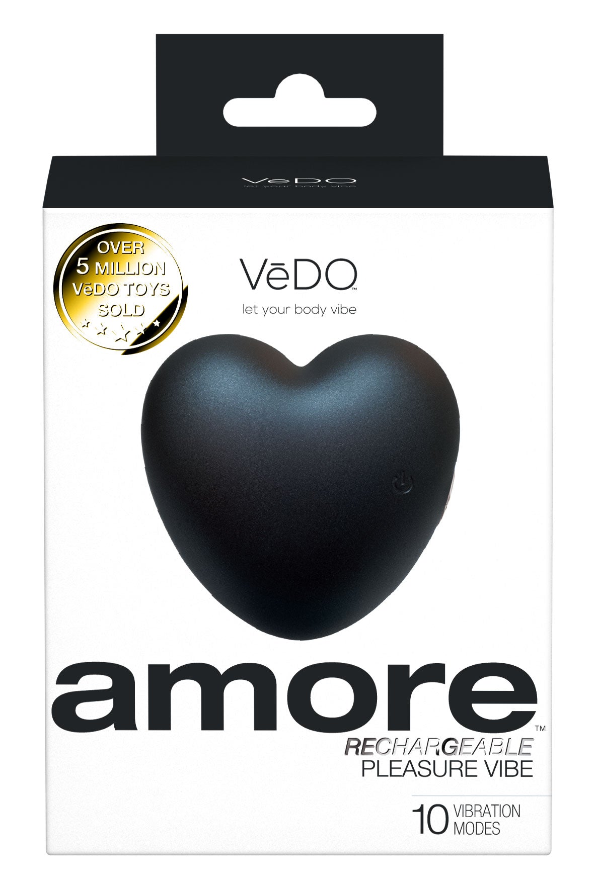 Vedo Amore Rechargeable Vibe Black