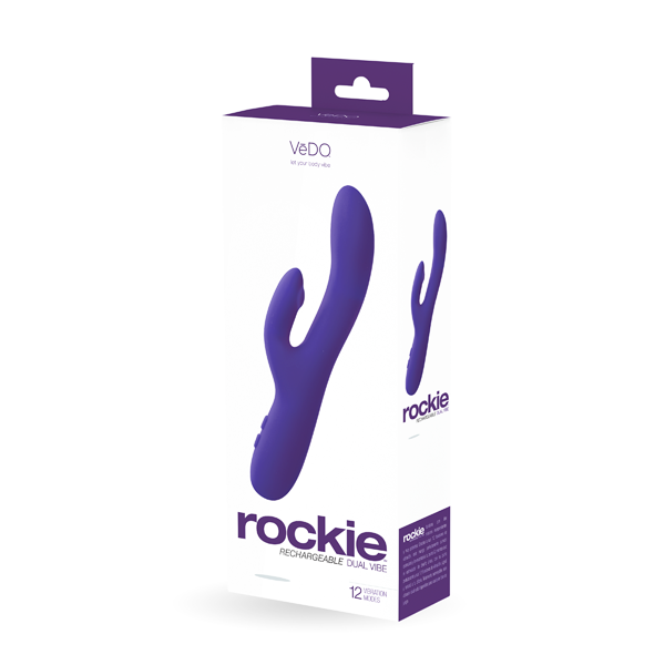 Vedo Rockie Dual Rechargeable Vibe Indigo