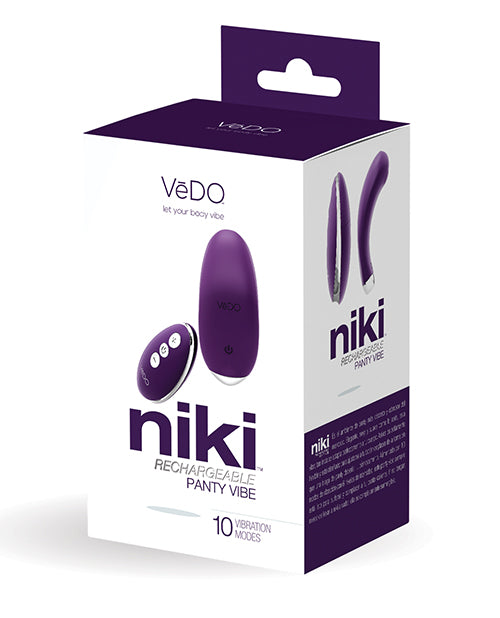 Vedo Niki Rechargeable Panty Vibe Deep Purple