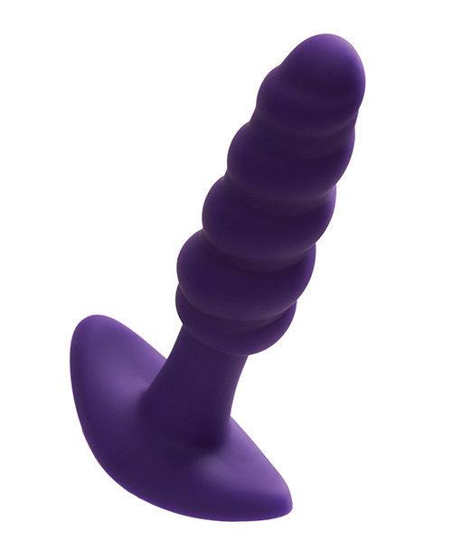 Vedo Twist Rechargeable Anal Plug Deep Purple