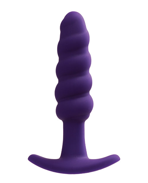 Vedo Twist Rechargeable Anal Plug Deep Purple