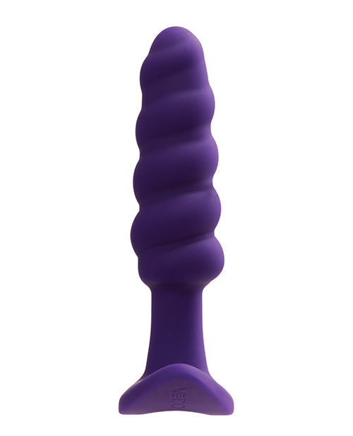 Vedo Twist Rechargeable Anal Plug Deep Purple