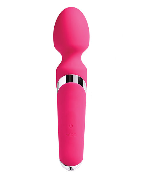 Vedo Wanda Rechargeable Wand Vibe Foxy Pink