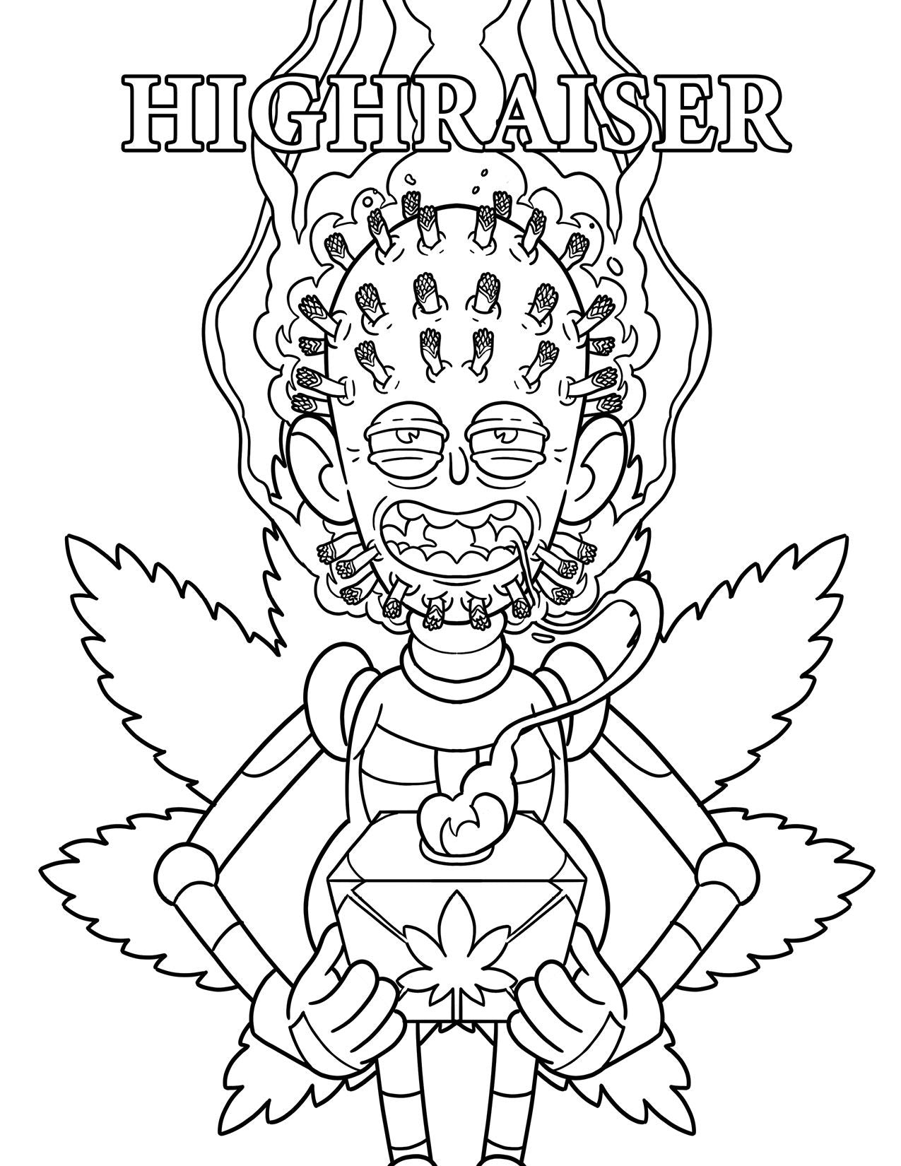 Killer Buds Coloring Book