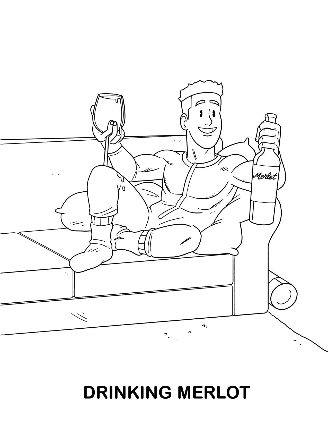 Adults Doing Adult Shit Coloring Book