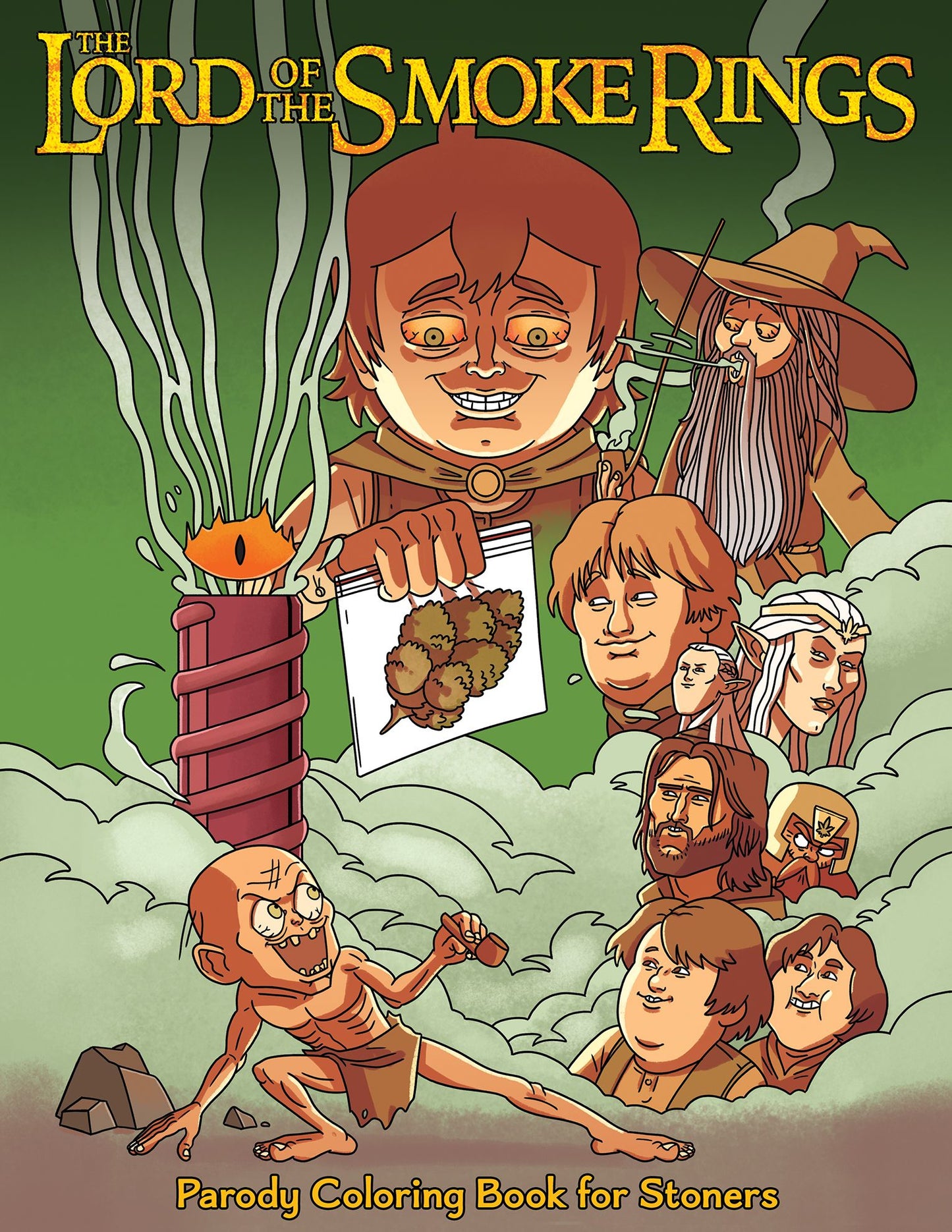 Lord Of Smoke Rings Coloring Book