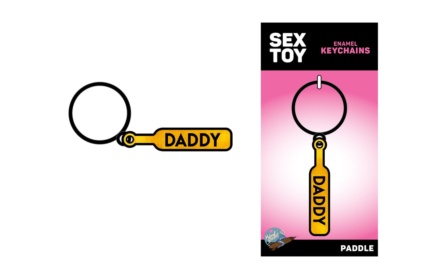 Daddy Paddle Keychain