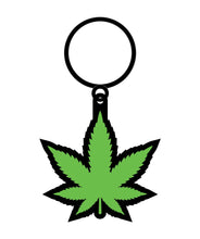 Green Leaf Keychain