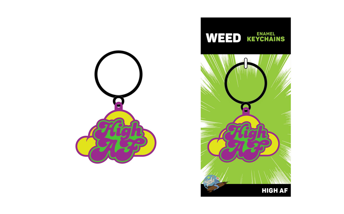 High Af Keychain