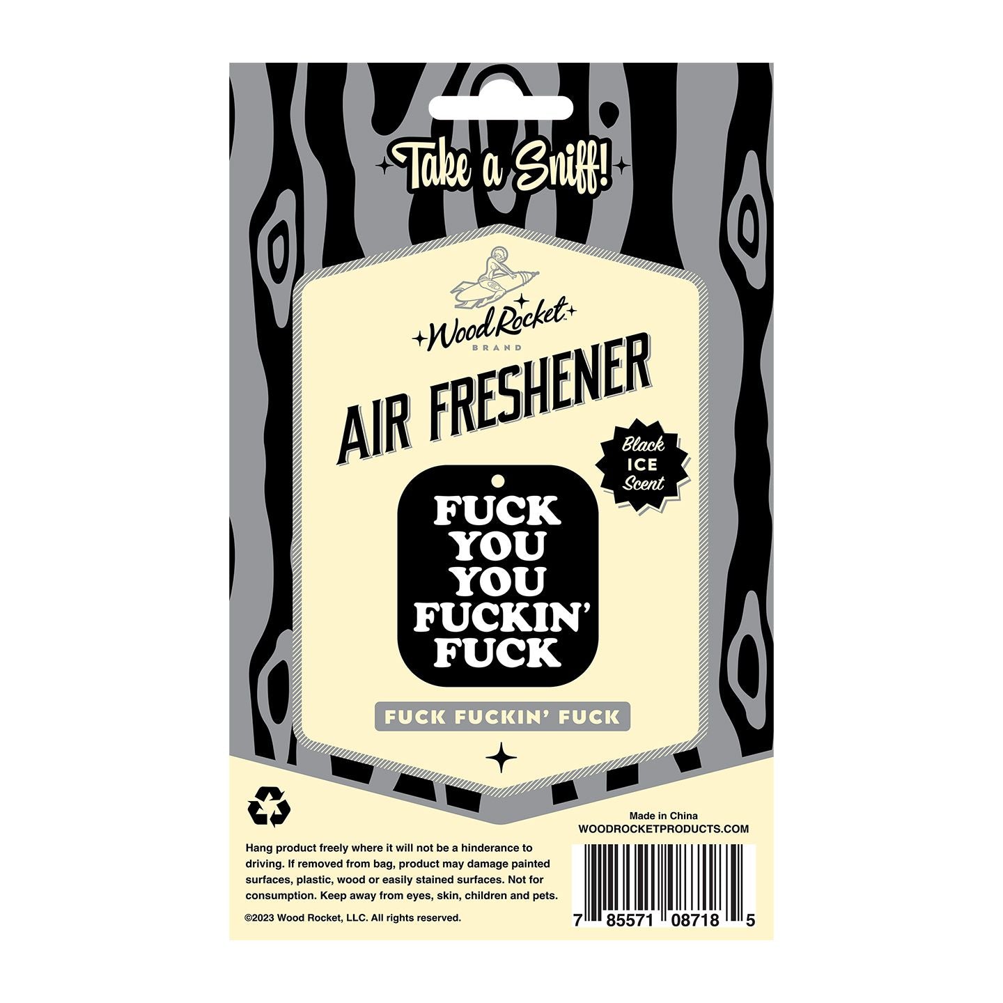 Fuck You You Fucking Fuck Air Freshener