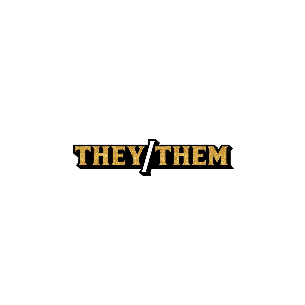 They/them Pronoun Pin