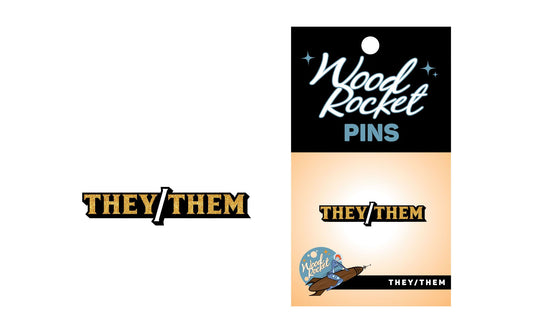 They/them Pronoun Pin