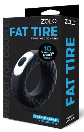 Zolo Fat Tire Vibrating Cock Ring