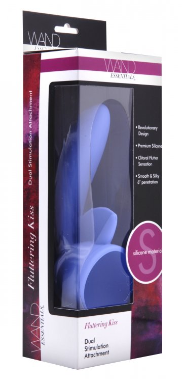 Wand Essentials Fluttering Kiss Dual Stim Wand Attachment