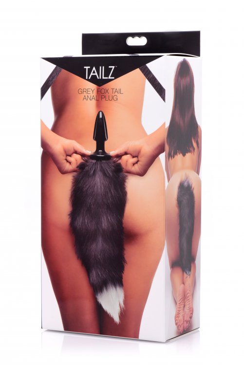 Tailz Grey Fox Tail Anal Plug