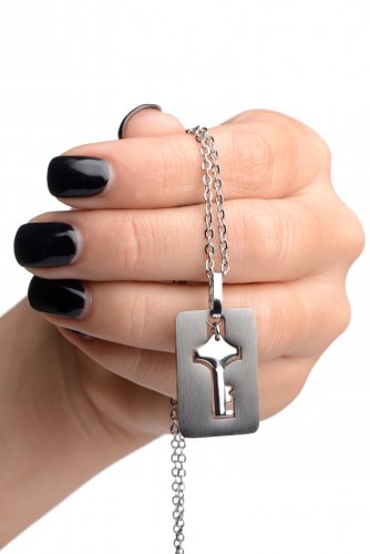 Master Series Cuffed Locking & Key Necklace