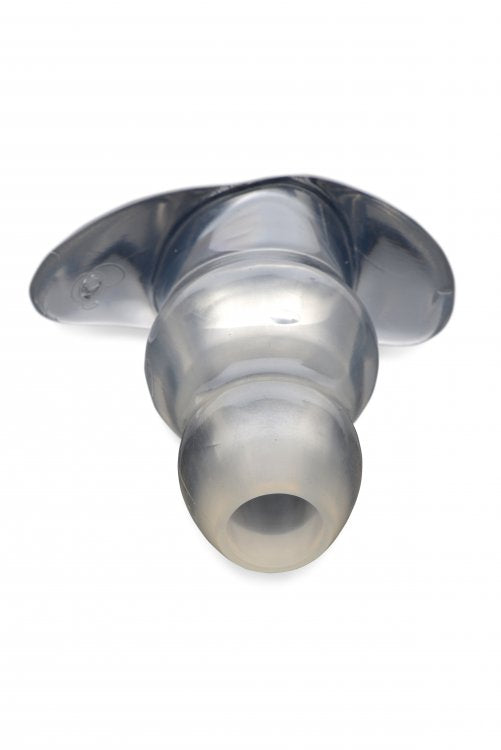 Master Series Clear View Hollow Anal Plug Xl