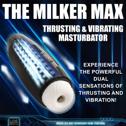 Milker Max 14x Thrusting & Vibrating Masturbator