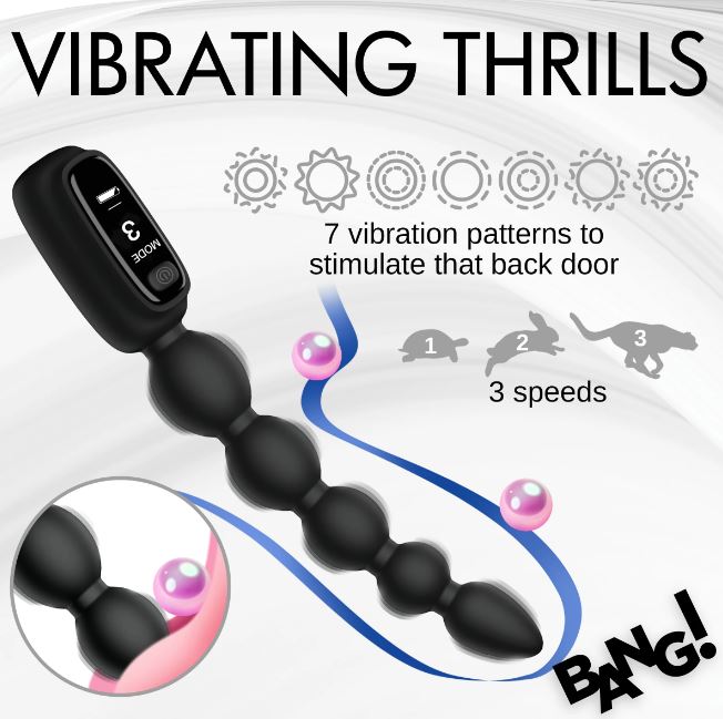 Digital Silicone Anal Beads