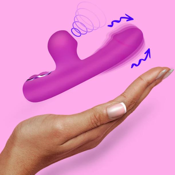 Mini Suction Rabbit Vibrator Purple