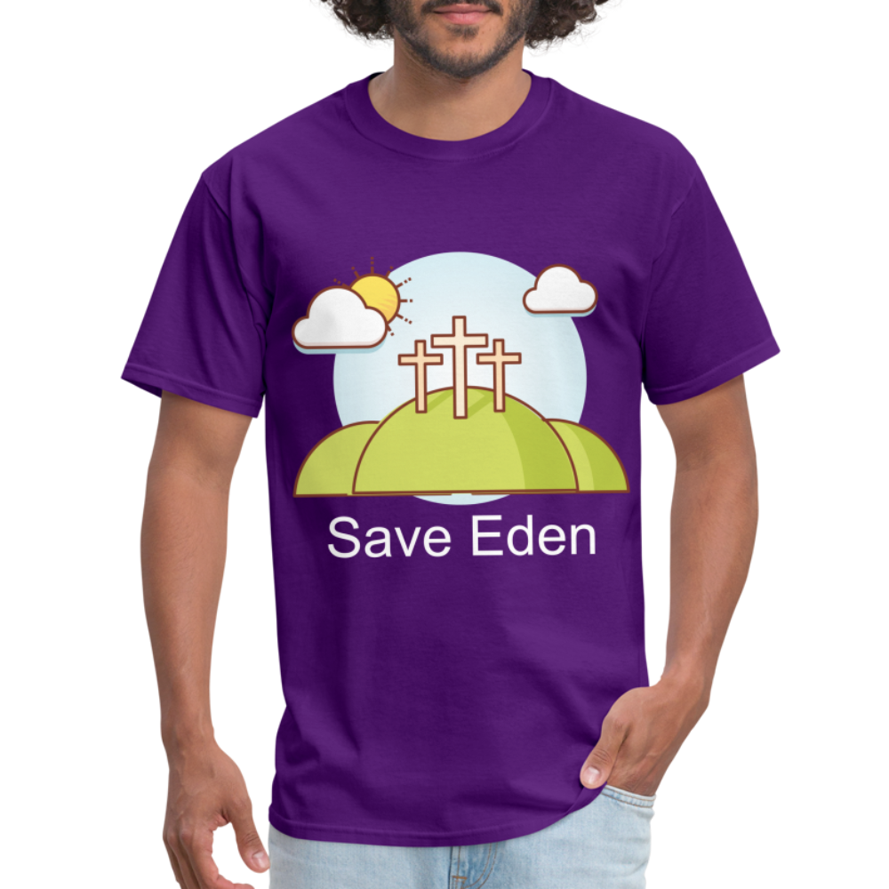 Save Eden Fundraiser Classic T-Shirt - purple