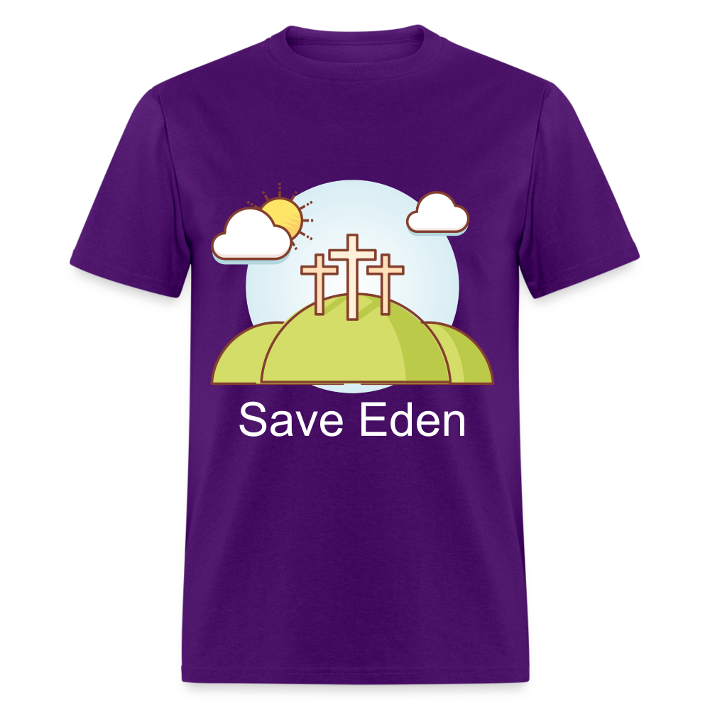 Save Eden Fundraiser Classic T-Shirt - purple