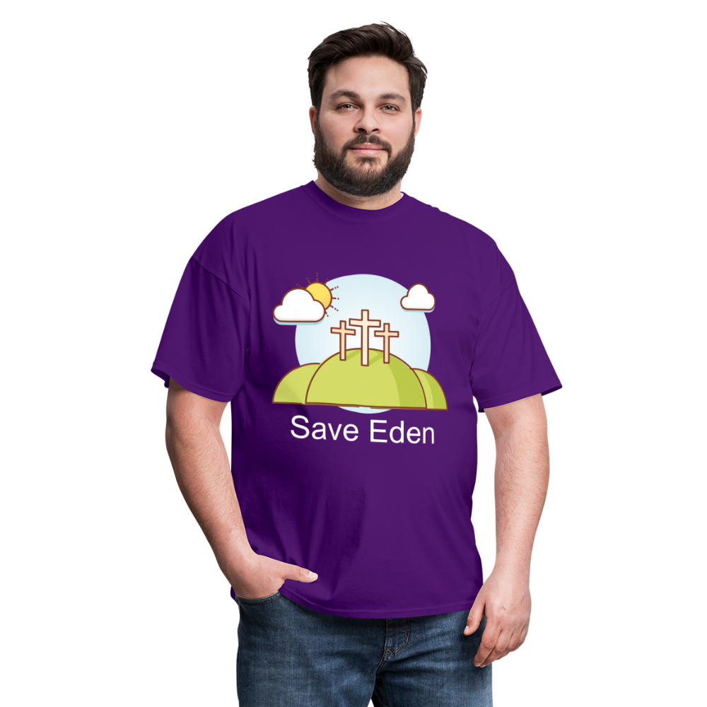 Save Eden Fundraiser Classic T-Shirt - purple