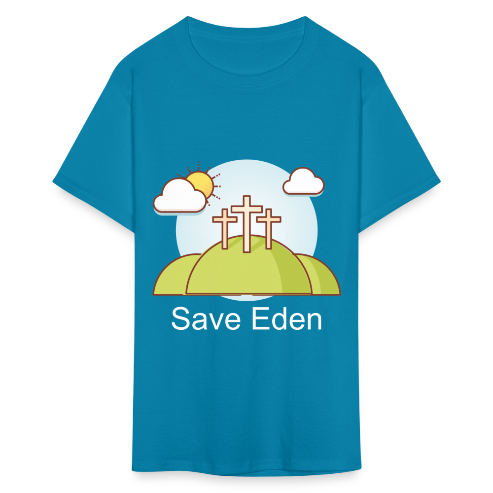 Save Eden Fundraiser Classic T-Shirt - turquoise