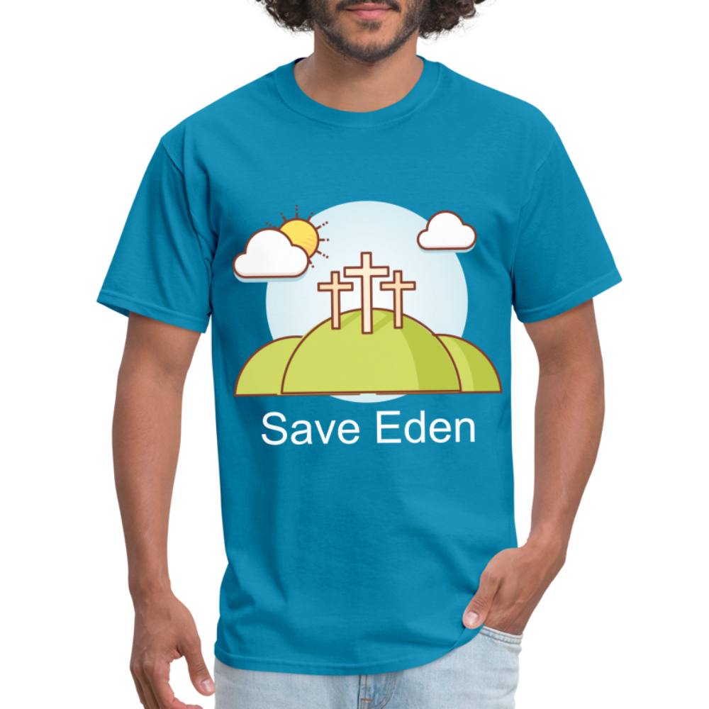 Save Eden Fundraiser Classic T-Shirt - turquoise