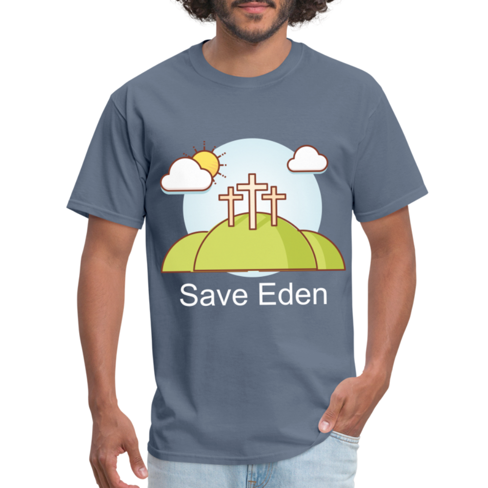 Save Eden Fundraiser Classic T-Shirt - denim