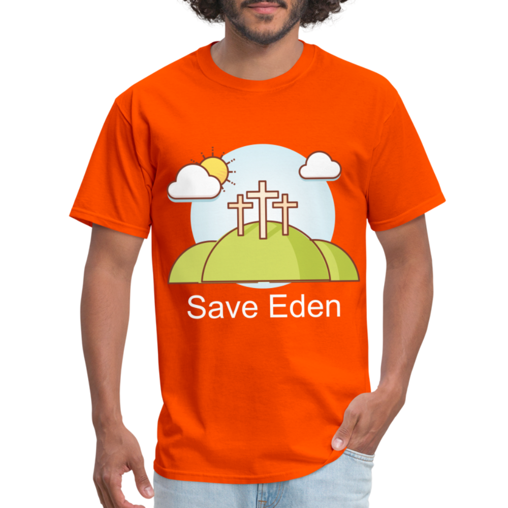 Save Eden Fundraiser Classic T-Shirt - orange