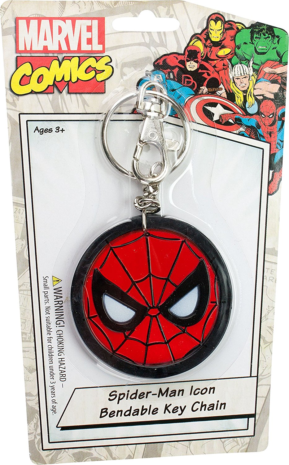 Marvel Spider-Man Icon Keychain by NJ Croce 2016 - Shorty's Gifts