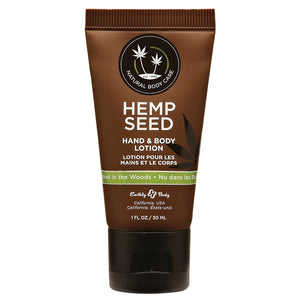 Earthly Body Hemp Seed Hand Lotion 1oz - Shorty's Gifts