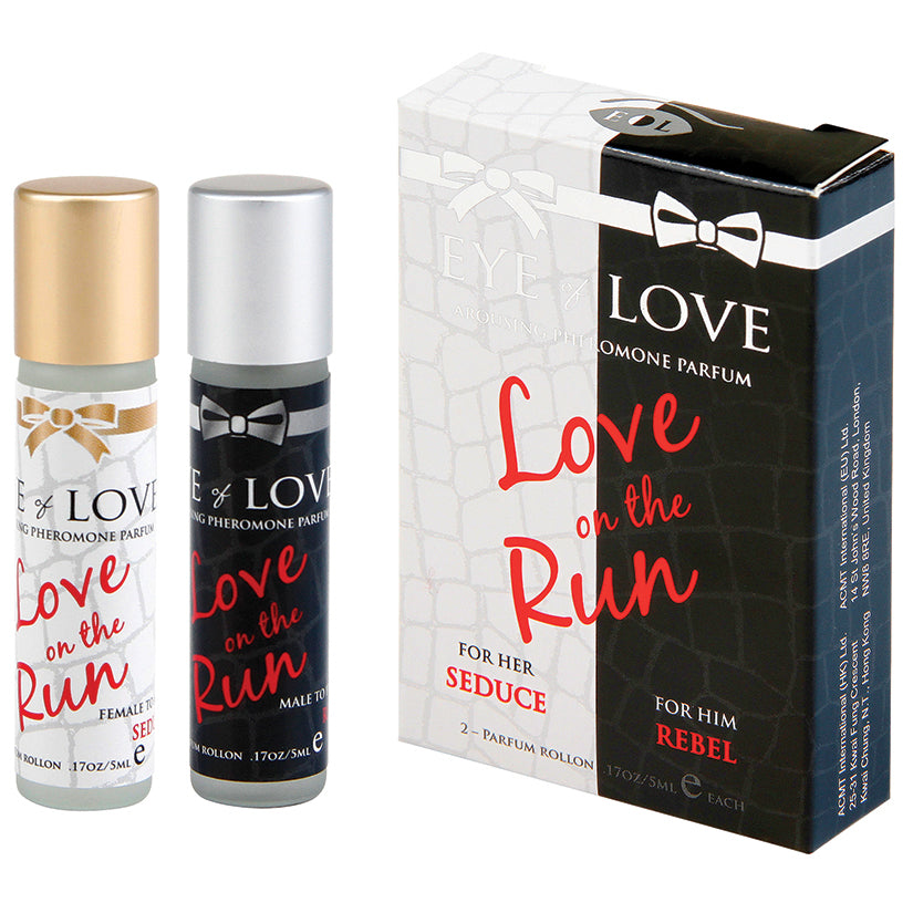 Eye Of Love Pheromone Parfum Mini Roll On Set- Rebel And Seduce - Shorty's Gifts