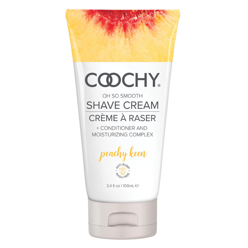 Coochy Shave Cream-Peachy Keen 3.4oz - Shorty's Gifts