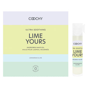 Coochy Ultra Lime Yours Soothing Ingrown Hair Oil-Lemongrass Lime