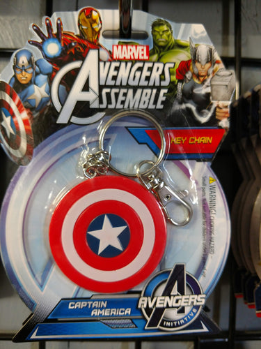 Marvel Avengers Assemble Captain America's Shield Keychain by NJ Croce