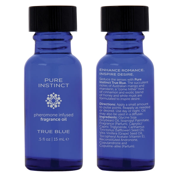 Pure Instinct Pheromone Fragrance True Blue 0.5 fl oz Touch Point Applicator - Shorty's Gifts