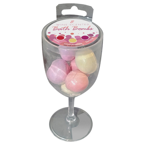 Wine Scented Bath Bombs (8 Pack)