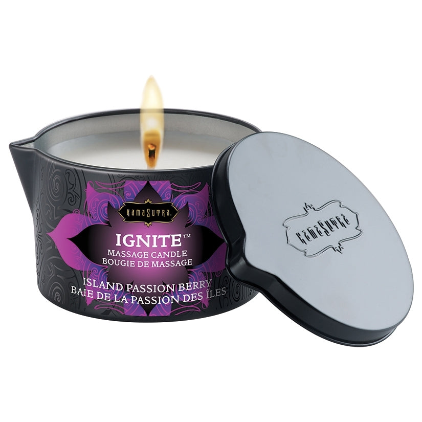 Kama Sutra Ignite Massage Candle 6oz - Shorty's Gifts