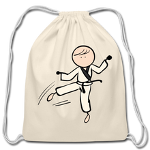 Karate Kid Cotton Drawstring Bag - natural