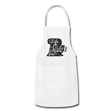 Life is What you Bake It Adjustable Apron - white