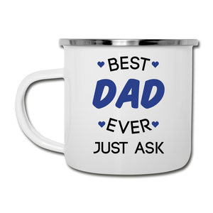 Best Dad Ever Camper Mug - white